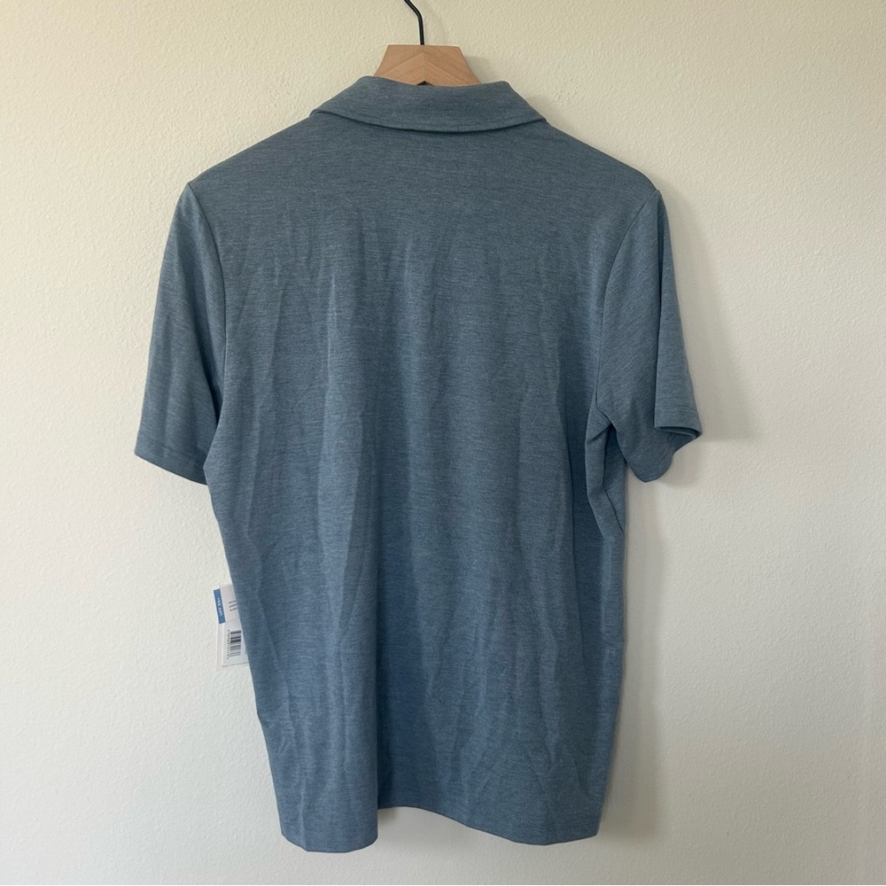 Free Fly Bamboo Flex Polo 2 Mens Small Deep Water Blue Performance NWT - Picture 4 of 6